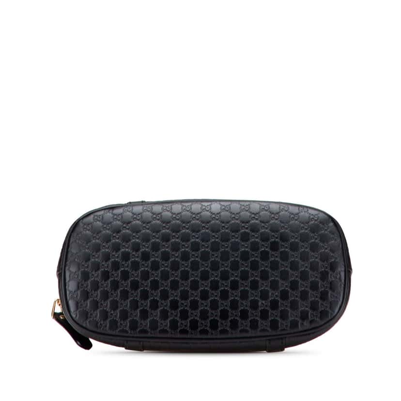 Gucci Mini Microguccissima Dome Satchel Black Leather Good condition - Inside View