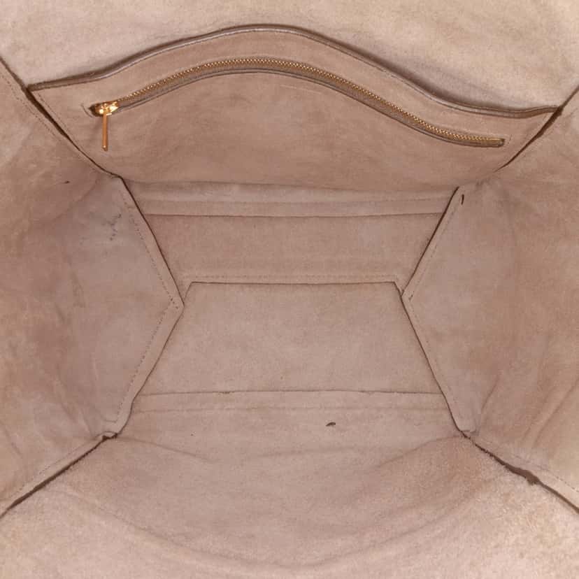 Celine Medium Leather Seau Sangle Bucket Bag Brown Leather Good condition - Model View