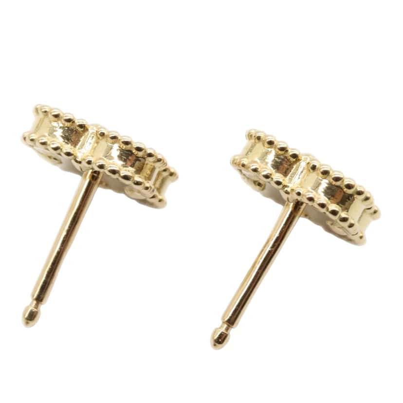 Van Cleef & Arpels 18K Yellow Gold and Onyx Sweet Alhambra Earrings Gold Gold Good condition - Box View