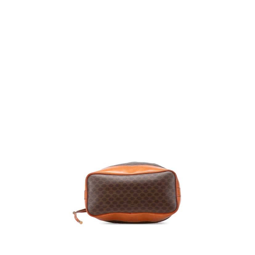 Celine Macadam Coated Canvas Drawstring Bucket Bag Brown Canvas Good condition - Inside View