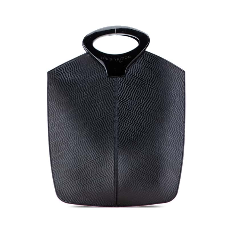 Louis Vuitton Epi Demi Lune Black Leather Very good condition - Front View