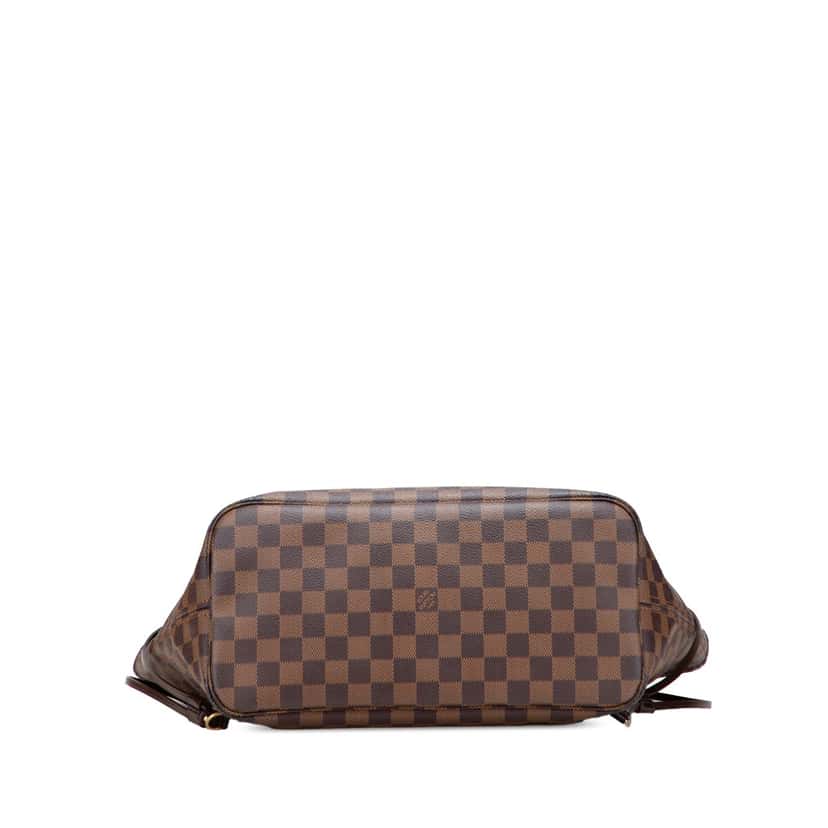 Louis Vuitton Damier Ebene Neverfull MM Brown Canvas Good condition - Inside View