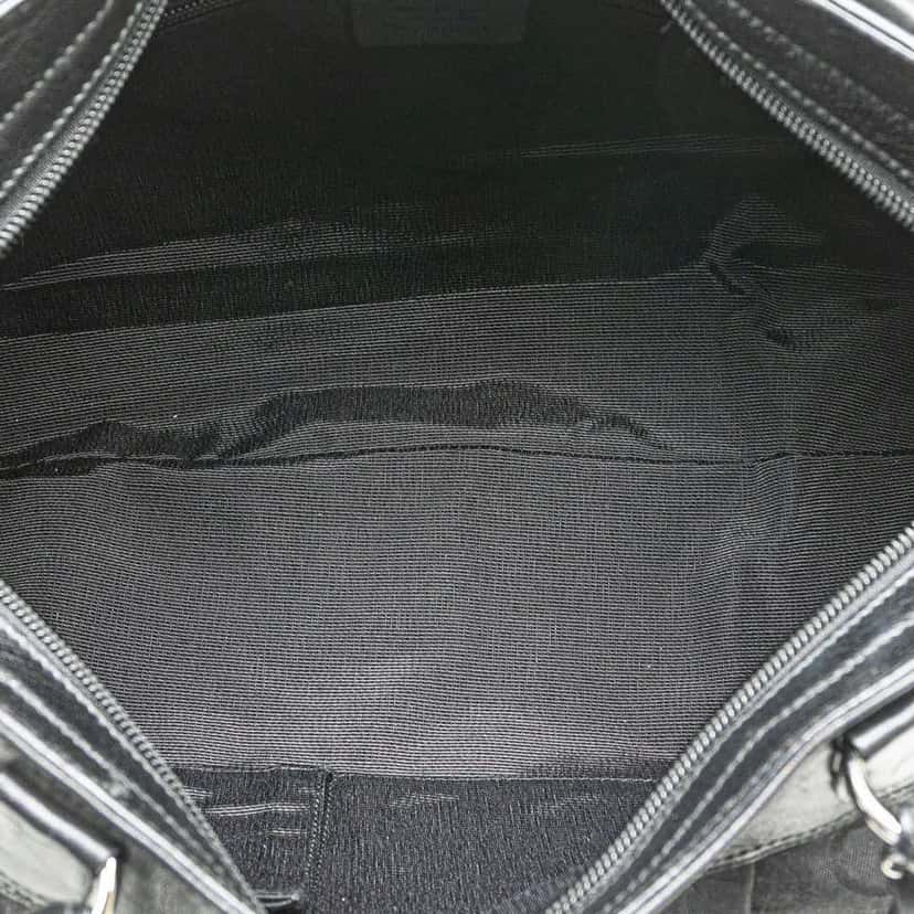 Salvatore Ferragamo Canvas Gancini Marisa Handbag Black Canvas Good condition - Model View