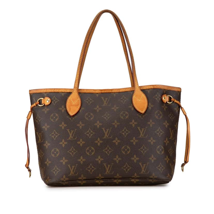 Louis Vuitton Monogram Neverfull PM Brown Canvas Good condition - Front View