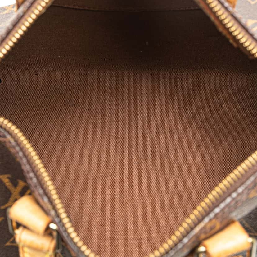 Louis Vuitton Monogram Speedy 25 Brown Canvas Good condition - Model View