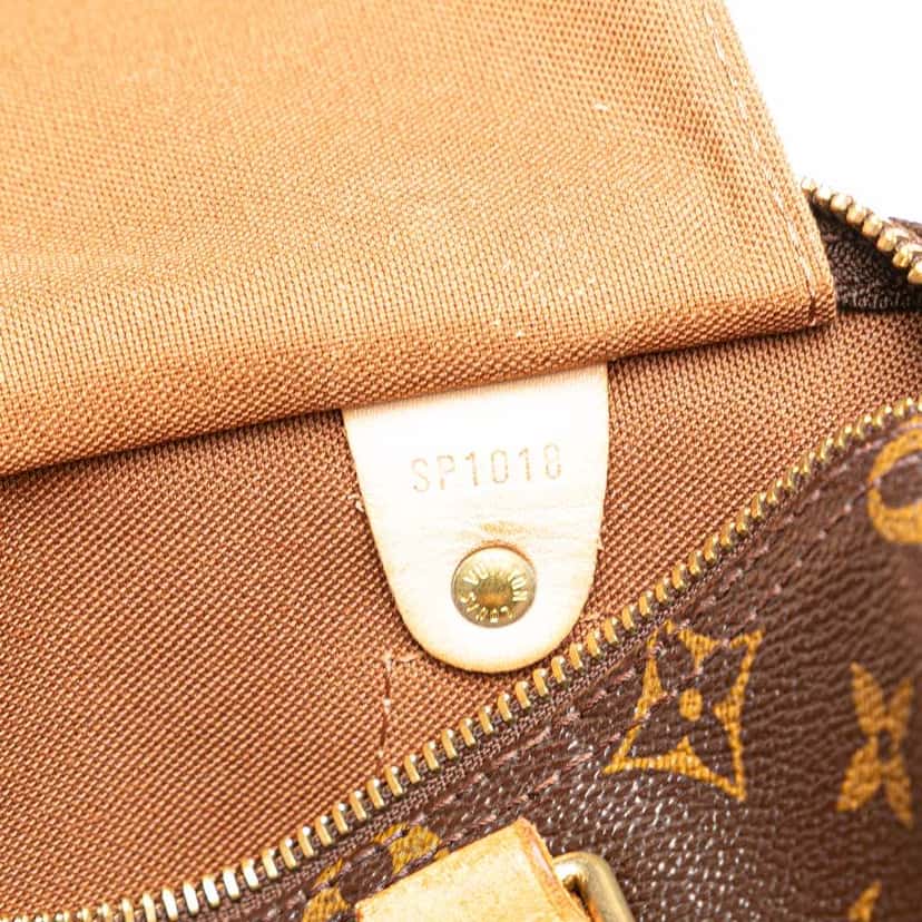 Louis Vuitton Monogram Speedy 25 Brown Canvas Good condition - Box View