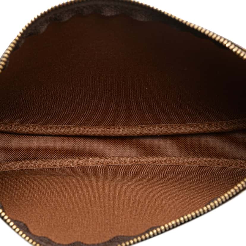 Louis Vuitton Monogram Pochette Accessoires Brown Canvas Good condition - Model View