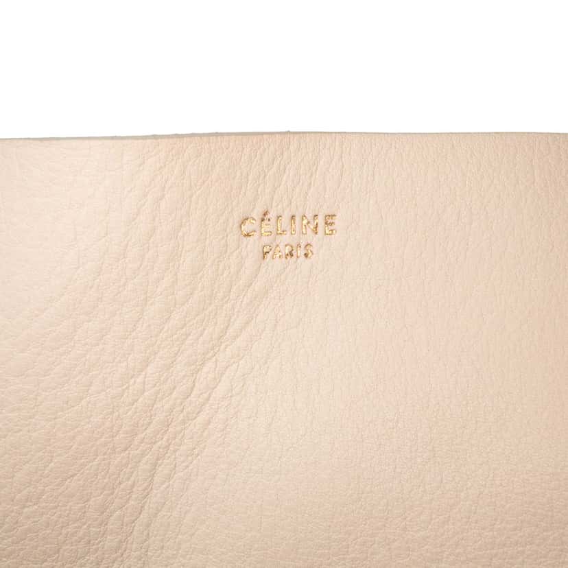 Celine Leather Geometric Tote Brown Leather Good condition - Box View