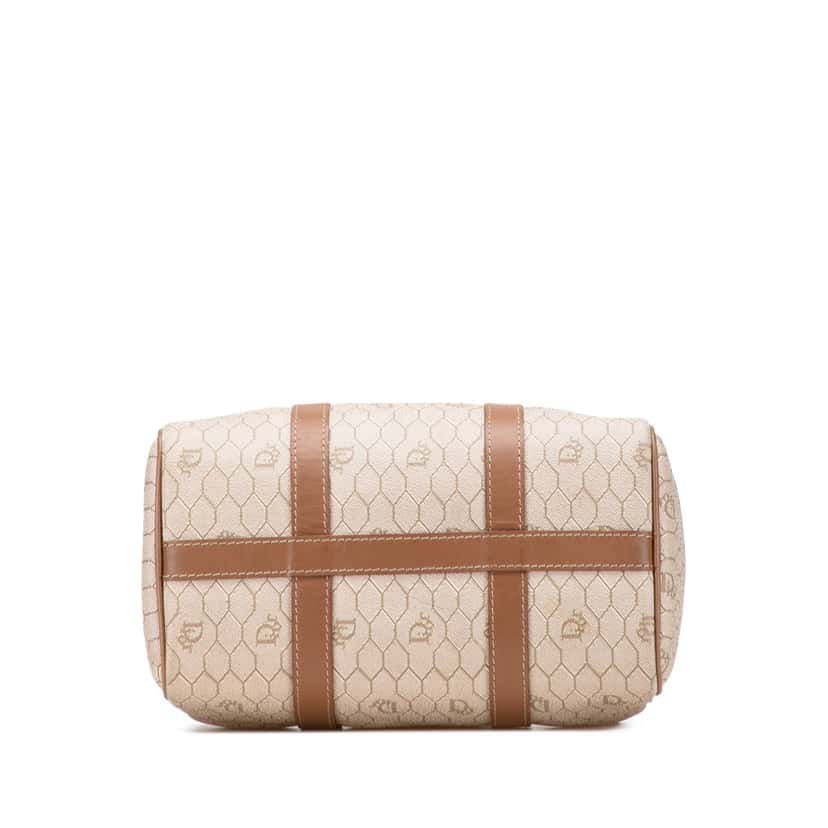 Dior Honeycomb Canvas Boston Bag Brown Canvas Good condition - Inside View