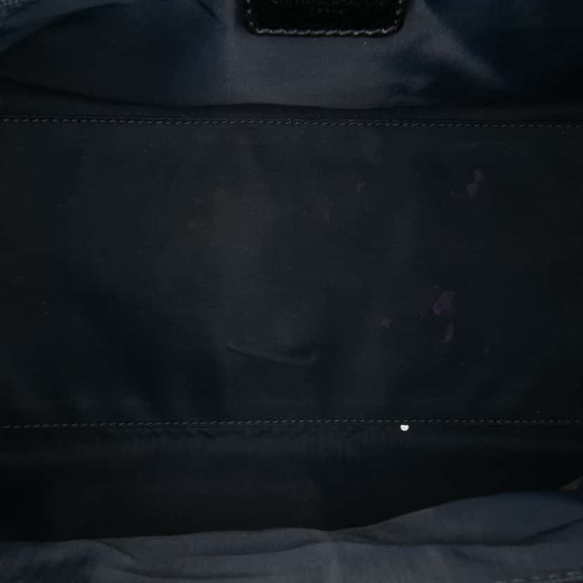 Dior Diorissimo Trotter Denim Flight Boston Bag Blue Denim Good condition - Model View