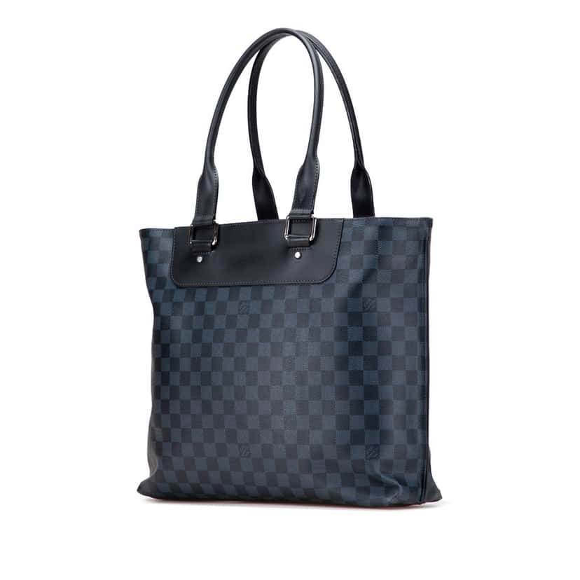 Louis Vuitton Damier Cobalt Cabas Voyage Blue Canvas Very good condition - Back View