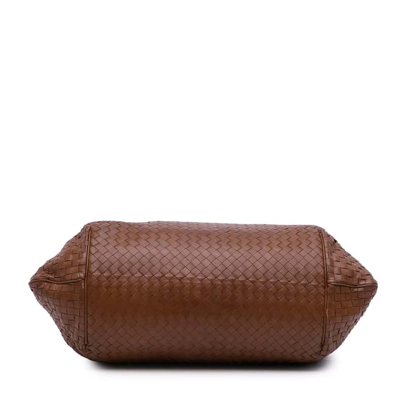 Bottega Veneta Nappa Intrecciato Tote Brown Leather Good condition - Inside View
