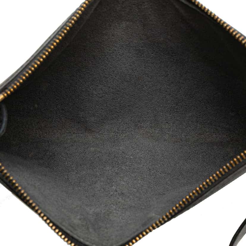 Louis Vuitton Epi Pochette Accessoires Black Leather Fair condition - Model View