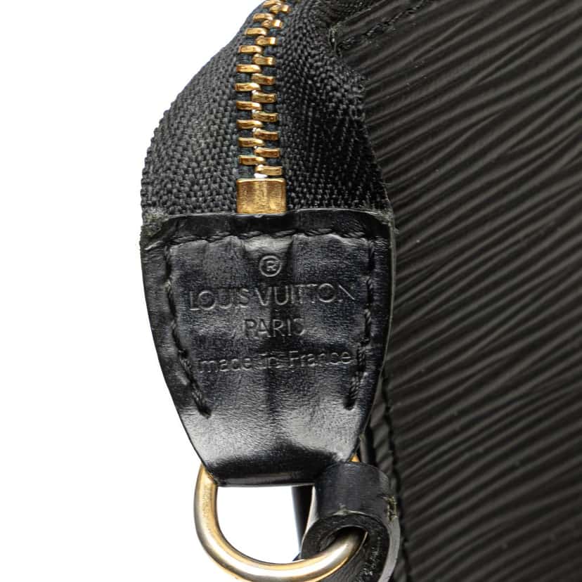 Louis Vuitton Epi Pochette Accessoires Black Leather Fair condition - Box View