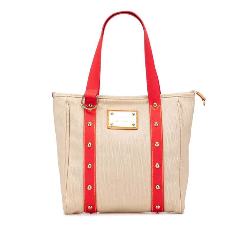 Louis Vuitton Antigua Cabas MM Brown Canvas Good condition - Front View