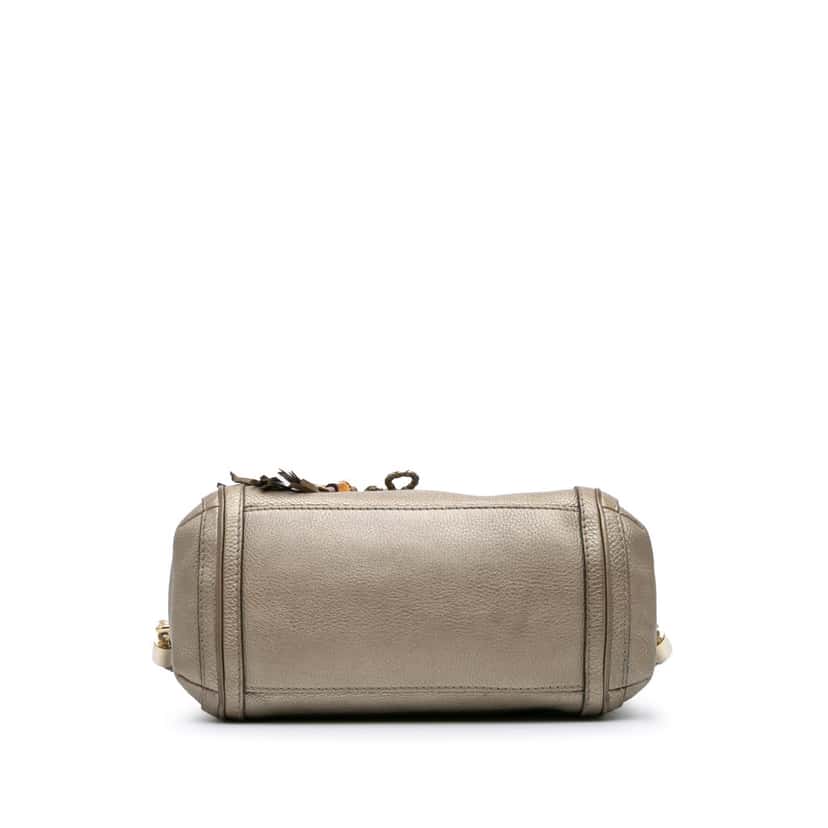 Gucci Leather Bella Satchel Gold Leather Fair condition - Inside View