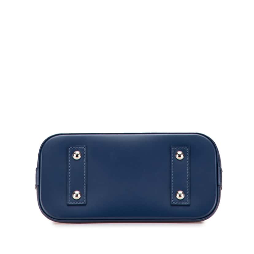 Louis Vuitton Epi Alma BB Blue Leather Good condition - Inside View