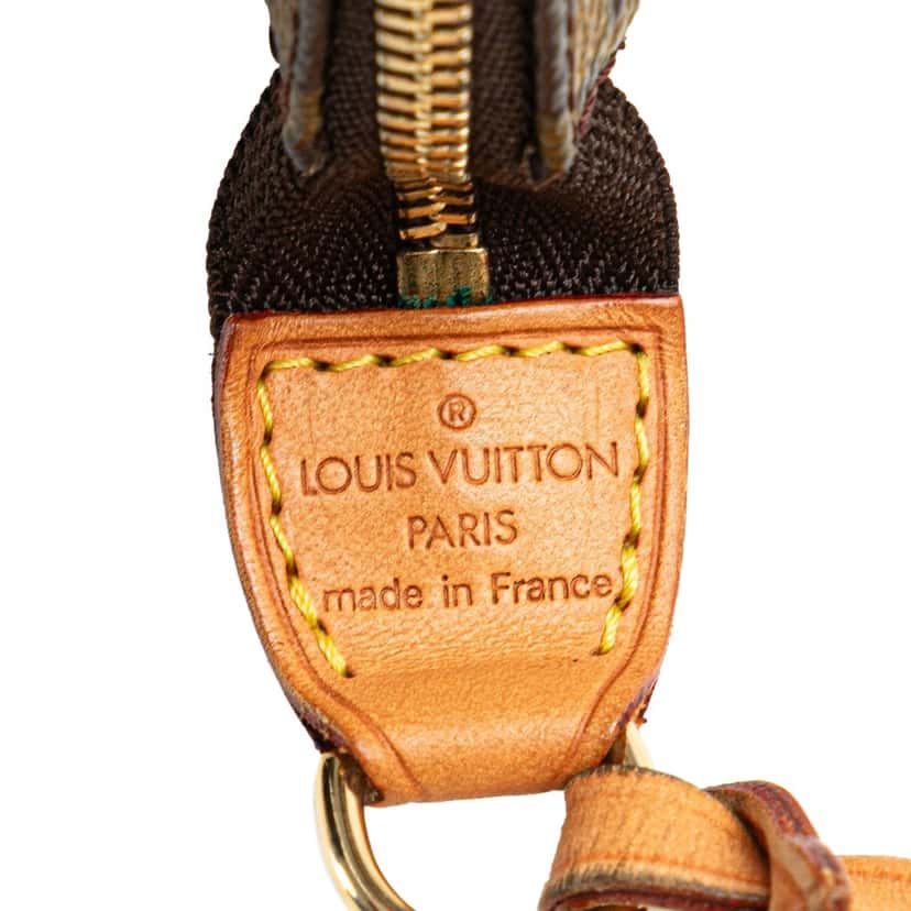 Louis Vuitton Monogram Pochette Accessoires Brown Canvas Good condition - Box View