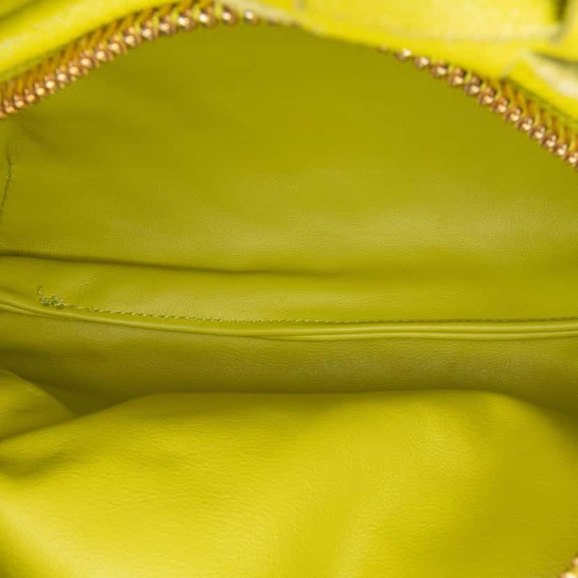 Bottega Veneta Mini Nappa Intrecciato Jodie Yellow Leather Good condition - Model View