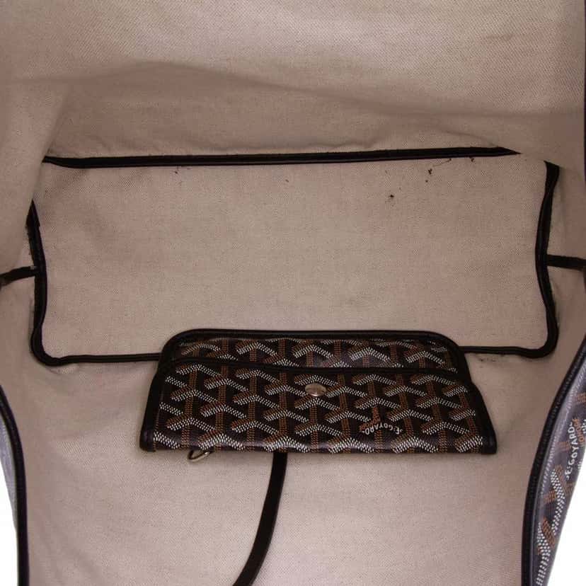 Goyard Goyardine Saint Louis PM Black Canvas Good condition - Model View