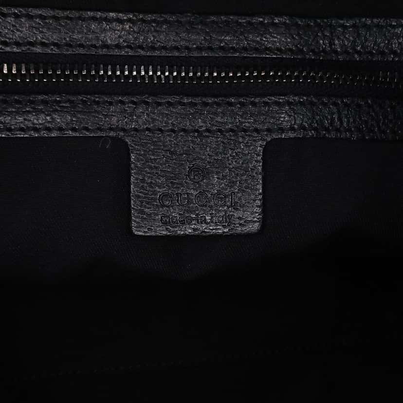Gucci Small GG Canvas Web Treasure Shoulder Bag Black Canvas Good condition - Box View