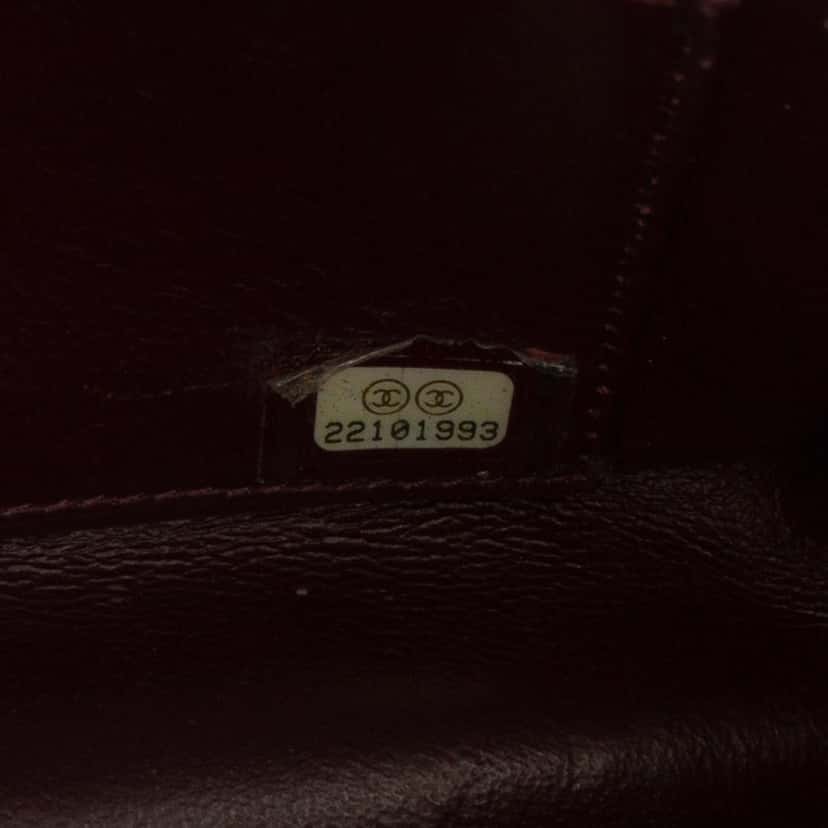 Chanel Medium Diagonal Quilted Goatskin Flap Black Leather Good condition - Box View