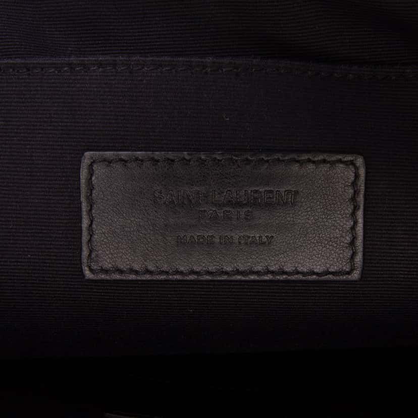 Saint Laurent Grain De Poudre Zipped Tablet Holder Black Leather Good condition - Box View