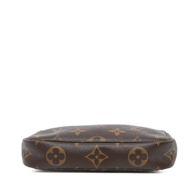 Louis Vuitton Monogram Mini Pochette Accessoires Brown Canvas Good condition - Inside View