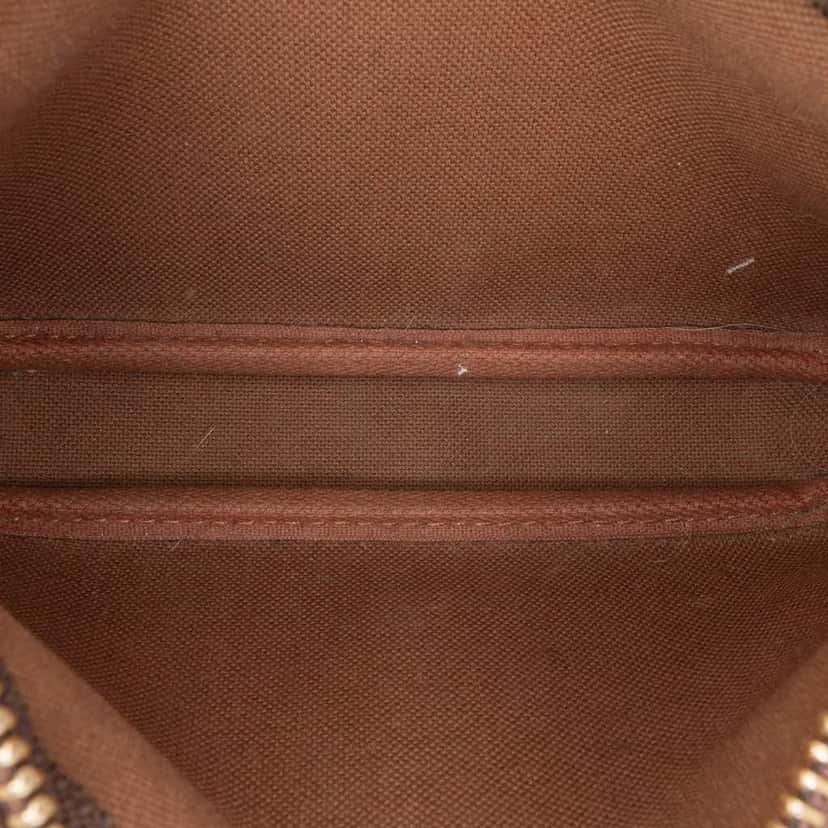 Louis Vuitton Monogram Mini Pochette Accessoires Brown Canvas Good condition - Model View