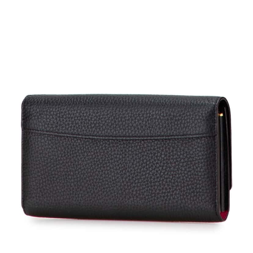 Louis Vuitton Taurillon Capucines Wallet Black Leather Good condition - Back View