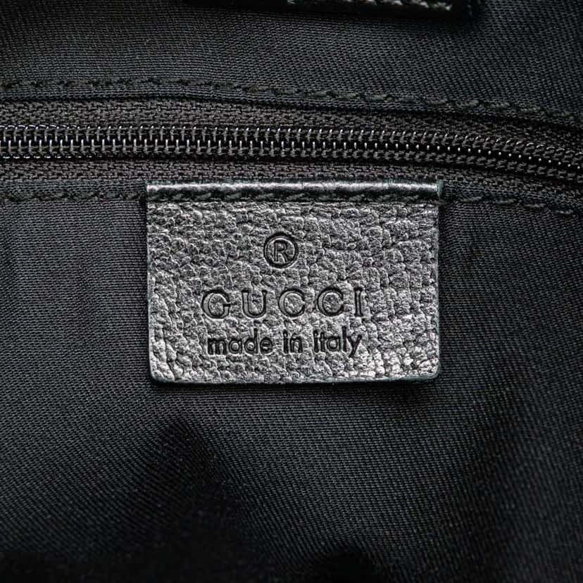 Gucci GG Canvas Abbey D Ring Convertible Satchel Black Canvas Good condition - Box View