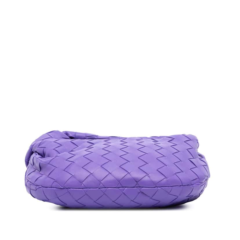 Bottega Veneta Mini Nappa Intrecciato Jodie Purple Leather Good condition - Inside View