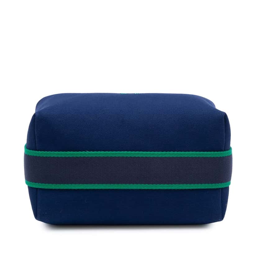 Hermès Small Canvas Bride A Brac Blue Canvas Good condition - Inside View