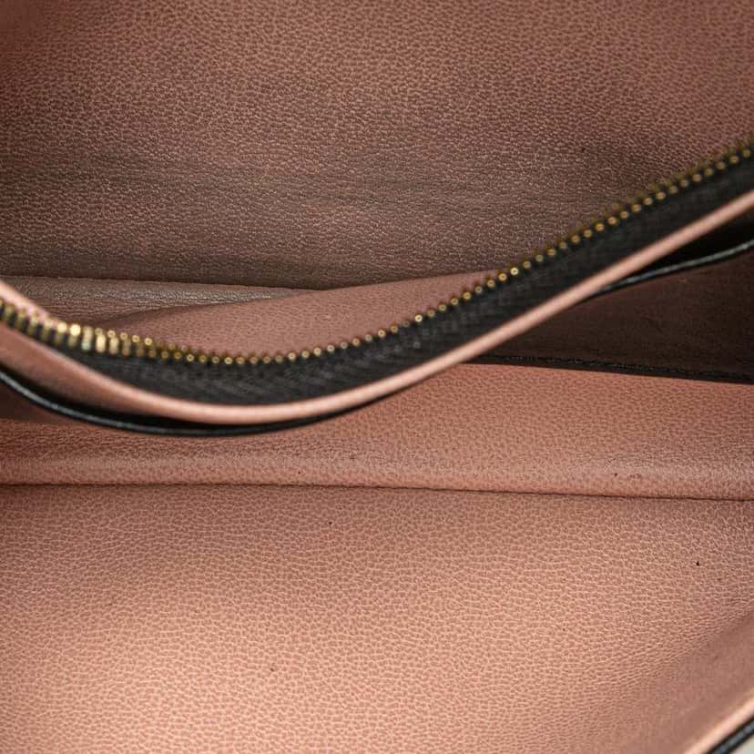 Louis Vuitton Monogram Embossed Pochette Coussin Black Leather Very good condition - Model View