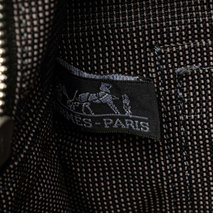 Hermès Canvas Herline Backpack MM Grey Canvas Good condition - Box View