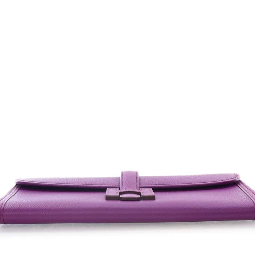 Hermès Epsom Jige Elan 29 Purple Leather Good condition - Box View