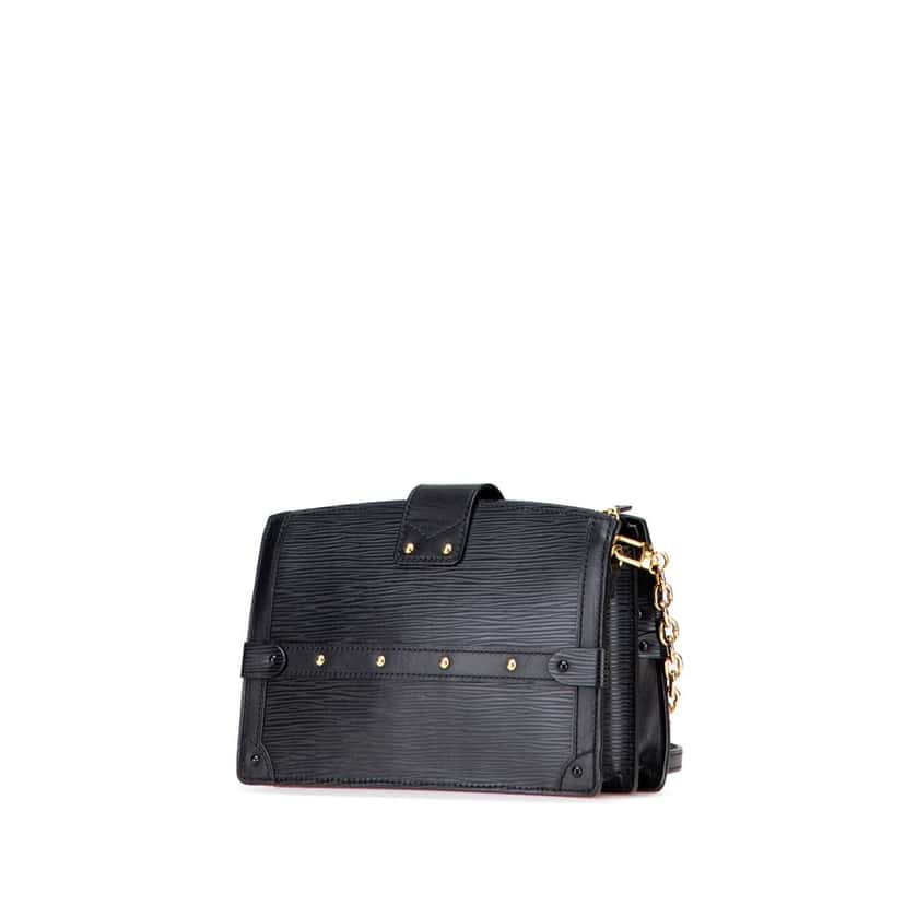 Louis Vuitton Epi Trunk Clutch Black Leather Good condition - Back View