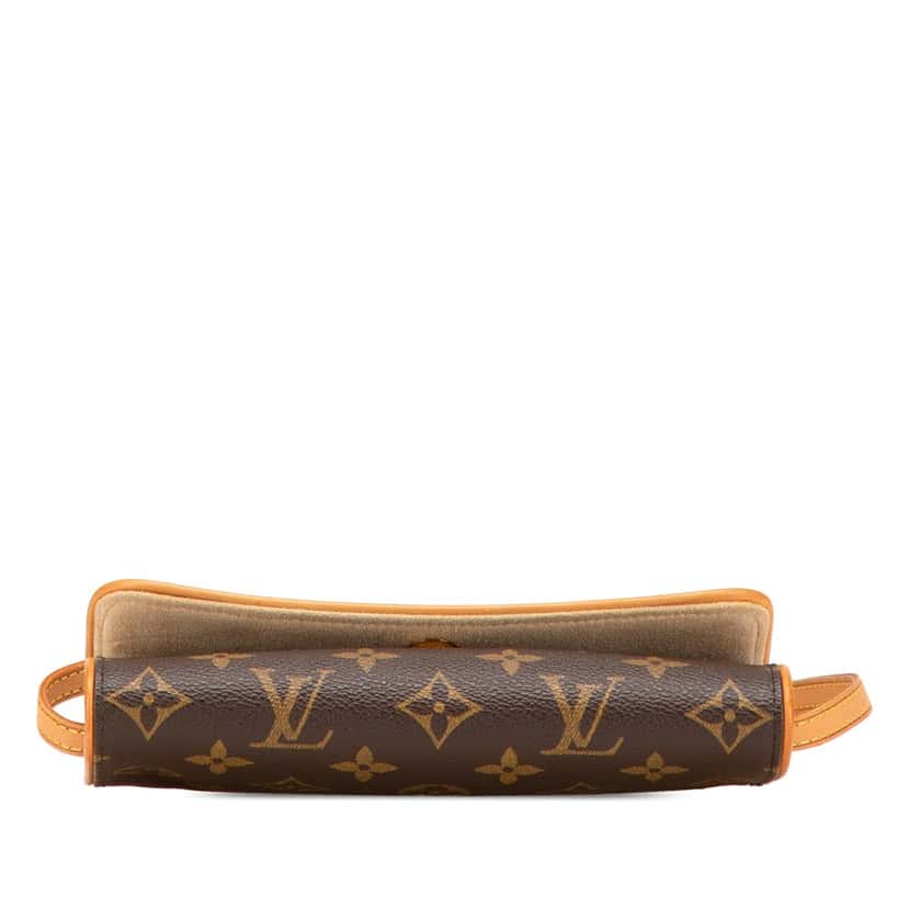 Louis Vuitton Monogram Pochette Twin PM Brown Canvas Good condition - Inside View