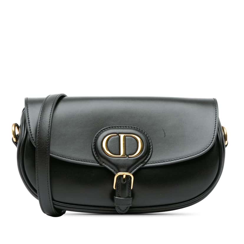 Dior Calfskin Bobby East West Crossbody Black Leather Good condition - Front View