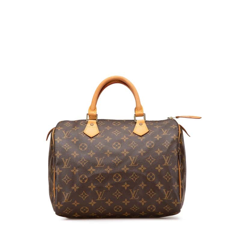 Louis Vuitton Monogram Speedy 30 Brown Canvas Good condition - Front View