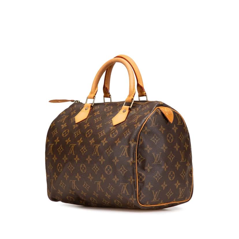 Louis Vuitton Monogram Speedy 30 Brown Canvas Good condition - Back View