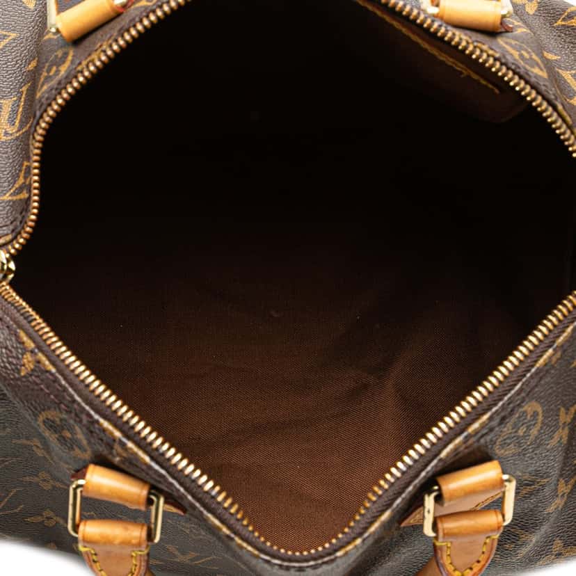 Louis Vuitton Monogram Speedy 30 Brown Canvas Good condition - Model View