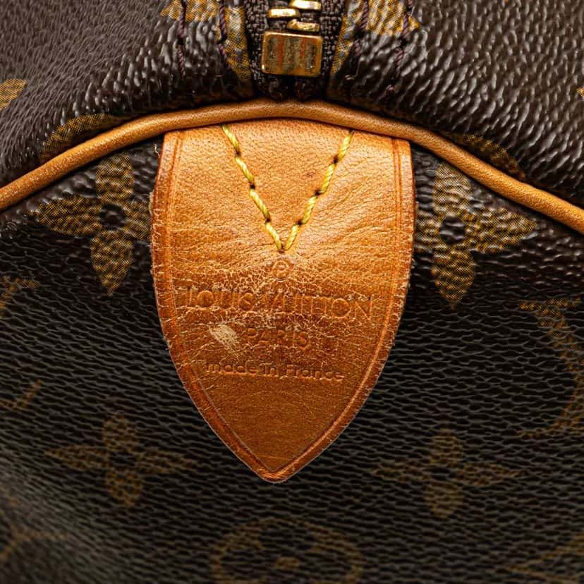 Louis Vuitton Monogram Speedy 30 Brown Canvas Good condition - Box View
