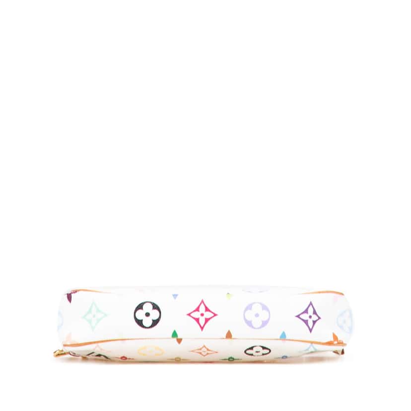 Louis Vuitton Monogram Multicolore Pochette Accessoires White Canvas Good condition - Inside View