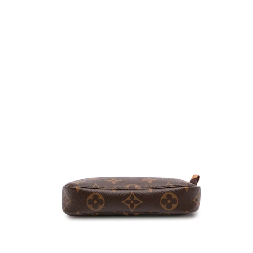 Louis Vuitton Monogram Mini Pochette Accessoires Brown Canvas Fair condition - Inside View