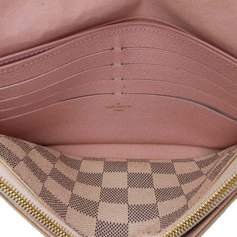 Louis Vuitton Damier Azur Pochette Felicie White Canvas Good condition - Model View
