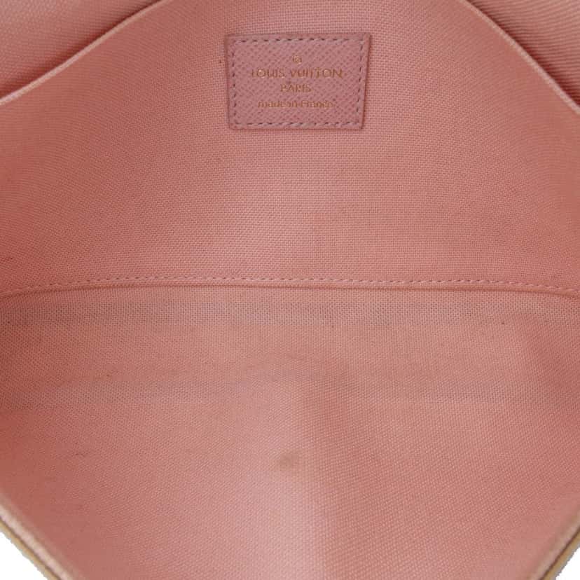 Louis Vuitton Damier Azur Pochette Felicie White Canvas Good condition - Box View