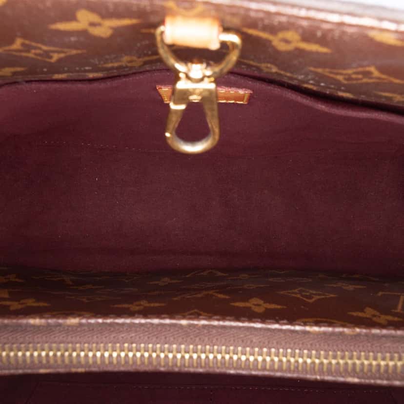 Louis Vuitton Monogram Montaigne MM Brown Canvas Good condition - Box View