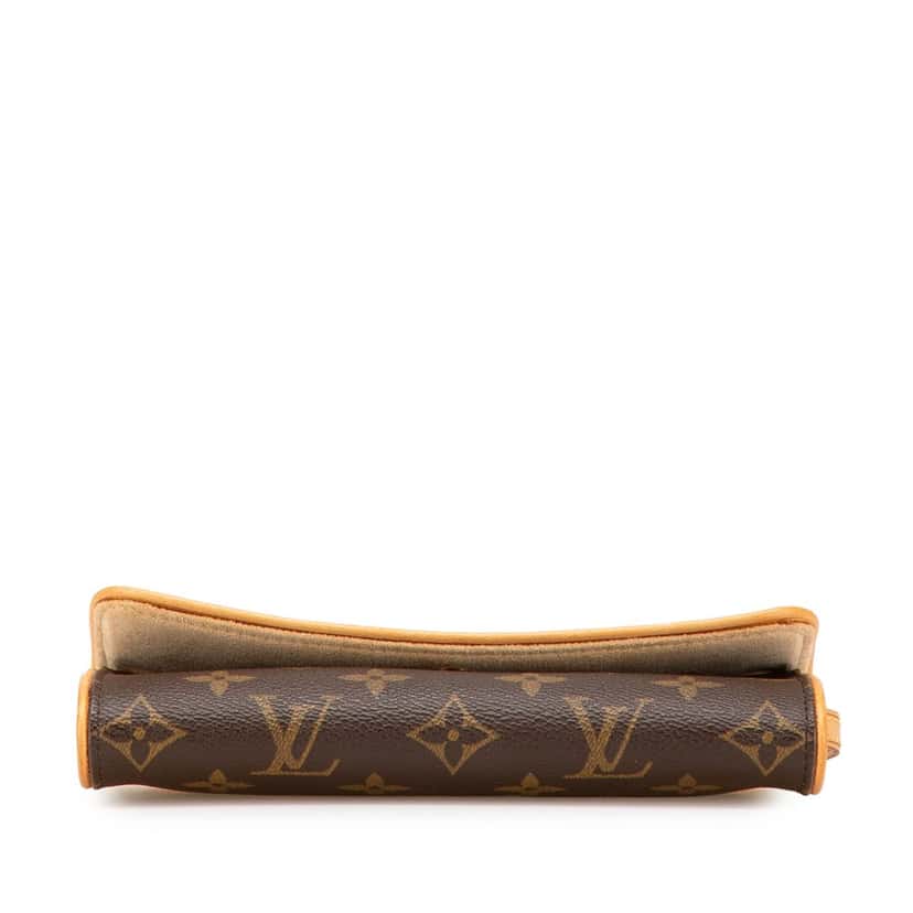 Louis Vuitton Monogram Pochette Twin PM Brown Canvas Good condition - Inside View