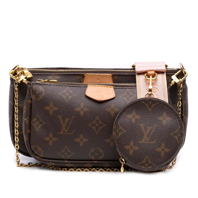 Louis Vuitton Monogram Multi Pochette Accessoires Brown Canvas Good condition - Front View